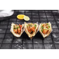 Miniatyrbillede 6 af 7: Taco-holdere 4 pakker - Rustfrit stål taco-stativ stativbakke