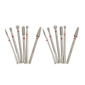 Miniatyrbild 2 av 5: 2Box/12Pcs Nagelborr Bits Diamant Manikyr Roterande Huvud för Nagelslipning Polering Omslipning