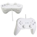 Miniatyrbillede 2 af 5: 2x Klassisk Controller til Nintendo Wii Konsol Kablet Gamepad til Wii Remote