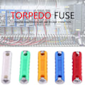 Miniatyrbillede 3 af 8: 200 stk. Torpedofuse, Multifarvede Torpedoformede Bilfusesikringer