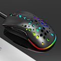 Miniatyrbilde 1 av 8: Trådløs mus med dobbel modus, programmerbare knapper, RGB-bakgrunnsbelysning, justerbar DPI, ergonomisk spillmus for spill, kontor og studier