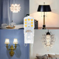 Miniatyrbilde 6 av 7: 6x G9 LED-pære varm hvit 220V LED G9-lamper egnet for