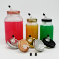 Miniatyrbillede 5 af 5: Moonshine Spout Free-Flow Mason Jar Pourer