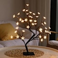 Miniatyrbilde 5 av 5: Blomsterpotte landskapstre, 24 LED-lys, metallbase, varmt hvitt lys, egnet for bruk som nattlys