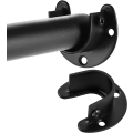 Miniatyrbilde 3 av 5: 4 stk U-formet gardinstang, 25 mm gardinstang endebrakett,