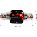 Miniatyrbillede 2 af 5: 20A Auto Vandafvisende Afbryder, Inline Sikringsholder