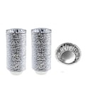 Miniatyrbillede 1 af 6: Aluminiumfolie tærteform/miniform/engangsbageform, egnet til bagning af tærter, quiches, creme brulee-tærter osv.