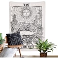 Pikkukuva 6 / 7: Tarot-seinävaate Kuu Tähti Aurinko -seinävaate keskiaikainen Eurooppa