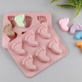 Miniatyrbillede 3 af 4: 2 stk. kiks chokoladeform, små fødder modellering bagning