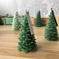 Miniatyrbillede 4 af 6: 3D Juletræ Lysestøbeform - Julefest Silikoneform