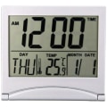 Miniatyrbild 3 av 7: Fällbar bärbar skrivbordsdigital LCD-skärmtermometerkalender