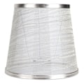 Miniatyrbillede 2 af 2: Stofskærm til lampe - udskiftning til væglampe, natbordlampe, mini bordlampe