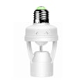 Miniatyrbild 2 av 2: 360° detekterad dimbar infraröd rörelsesensor lampsockel lampadapter