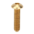 Miniatyrbillede 3 af 5: 50 stk. Hex-skrue med halvcirkelformet hoved i rent kobber Hardware Tilbehør Fastgørelseselementer M4 x 16 mm