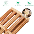 Miniatyrbillede 3 af 5: Fodmassager til lindring af plantar fasciitis, afslappende gave, hælstikken, stressaflastning - Træ