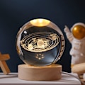 Miniatyrbillede 1 af 4: Møbel Liv Krystalkugle Model, Dekorationskugle i Hjem og Kontor, Fødselsdag, Børn, Astronomi Entusiast