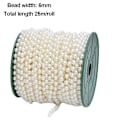 Pikkukuva 2 / 5: Käsityönauhahelmet, Tekohelminauha Spool Roll Strand Weddin