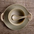 Miniatyrbillede 5 af 6: Japansk ske keramisk suppeske ske risske ramen ske asiatisk serveringsske retro multifunktionelt service fest familierestaurant 2 stk.