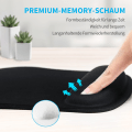 Miniatyrbillede 6 af 7: Musemåtte med gelépude, memory foam musemåtte, ergonomisk vandtæt komfortmusemåtte med håndledspude, håndstøtte til alle musekontorer, hjem
