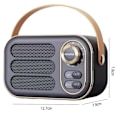 Pikkukuva 2 / 5: Retro Bluetooth-kaiutin, Vintage kannettava langaton Bluetooth-kaiutin