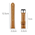 Miniatyrbillede 2 af 5: Urrem, Læder Urrem 20mm/22mm, Quick Release Læder