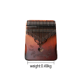 Miniatyrbillede 2 af 5: Kalimba Tommelfingerklaver, Bærbar 21 Tangenter Mbira Fingerklaver med