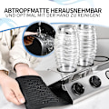 Miniatyrbild 8 av 8: Effektivt torkställ för flaskor i rostfritt stål, multifunktionell diskbänksorganisatör för hemköket, justerbar teleskopisk avrinningsställ med hög hårdhet