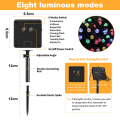Miniatyrbild 3 av 6: 6,5 m solcellslinga 30 LED-lampbollar semesterljus