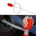 Miniatyrbilde 4 av 5: Manuell hevertpumpe for bensin, drivstoff eller vann for væskepumping og overføring - Stor hevert for gressklippere
