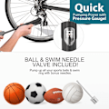 Miniatyrbillede 4 af 8: Mini cykelpumpe, bærbar cykelrammepumpe, cykel dæk pumpe