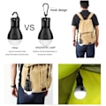 Miniatyrbillede 5 af 5: LED Camping Lanterne, LED Camping Lampe Ultra Lys Lanterne COB150 Lumen Bærbar Lampe til Camping Bivuak Fiskeri Jagt Bjergbestigning Vandring