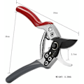 Miniatyrbilde 5 av 5: Hagesaks Hagesakser Rett Blad Saks