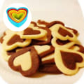 Miniatyrbilde 4 av 5: Tosidede runde kakeform, kjeksform og fondantkake