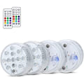 Miniatyrbillede 2 af 5: Undervandslys, IP68, 13 LED-farver (sæt med 4)