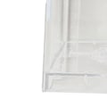 Miniatyrbild 2 av 5: Genomskinlig sparbössa i form av en byggsten, rektangulär transparent sparbössa för barn, pojkar, flickor, vit, 8,9 x 8,9 x 9,2 cm / 3,5 x 3,5 x 3,6 tum