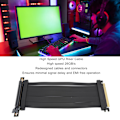Pikkukuva 7 / 8: PCIE4.0 X16 -nousujohto, 7,9 tuuman pituus, oikea kulma, suuri nopeus, pystysuora asennus, PCI Express Gen4 GPU -jatkokaapeli RTX3080ti:lle