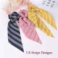 Pikkukuva 4 / 8: Hius Scrunchies Scrunchie-siteet 2 in 1 Vintage-asusteet