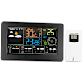 Miniatyrbillede 2 af 5: Multifunktionel farve Wifi vejrstation App Smart Control vejrskærm udendørs temperatur indendørs luftfugtighed digitalt lufttryk vindhastighed ur