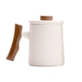 Miniatyrbilde 1 av 5: 360 ml kaffekopp, kaffekoppsett med lokk, egnet for familiens kaféfest.