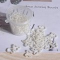 Miniatyrbild 5 av 5: Pärlemorutsmyckningar, pärlblommor knappar brosch, bröllops-DIY