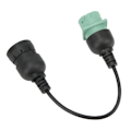 Miniatyrbild 8 av 8: 9-polig J1939 till 6-polig J1708 Diagnostikkabel Plug and Play ABS Plast Hög Flexibilitet Universal för Lastbilar
