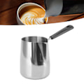Miniatyrbilde 2 av 5: Kaffevekt i skala-design, 304 rustfritt stål, langt håndtak, varmebestandig melkeskumkanne, 600 ml