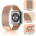 Miniatyrbilde 3 av 5: iWatch klokkestropp, rustfritt stål, justerbar