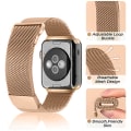 Miniatyrbillede 3 af 5: iWatch rem i rustfrit stål, justerbar