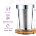 Miniatyrbillede 6 af 8: Glas Tekande med Infuser, Løs Te Tekande med Infuser,
