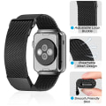 Miniatyrbillede 3 af 5: iWatch urrem, rustfrit stål, justerbar