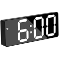 Miniatyrbild 1 av 7: Smarta digitala väckarklockor, liten klocka med snooze, dimbar, White