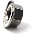 Miniatyrbilde 4 av 5: M10 Rustfritt Stål Flensmutter Sekskantmuttere (Pakke med 20)