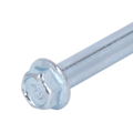 Miniatyrbillede 3 af 8: 10 stk Halvgevind Bolte Fint Gevind Kulstofstål Robust Forlænget Hex Halv Tand Bolte 10x265