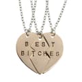 Best Bitches – Vennskapskjede for 3 Venner Gull